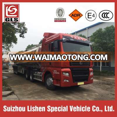 Sinotruk Howo Fuel Tank Truck Oil Tanker Semi Trailer Alluminum Truck Trailer 50000L Capacity