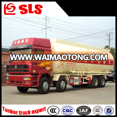 Stainless steel FAW 4 axles 8*4 bulk cement transportation truck 35000L capacity