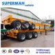 Vietnam Tri-Axle 40FT Skeletal Container Truck Semi Trailer for Port