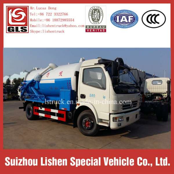 DFAC Sewer Suction Truck 4*2 Sewage Equipment Vacuum Fecal Truck