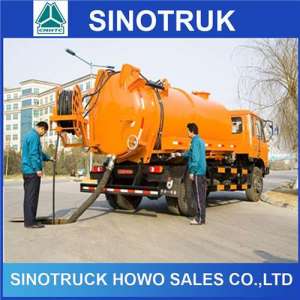 Vacuum Sewage Waste Water Suction Truck for Sale