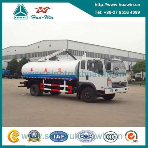 Cdw 8cbm 4X2 Sewage Suction Truck