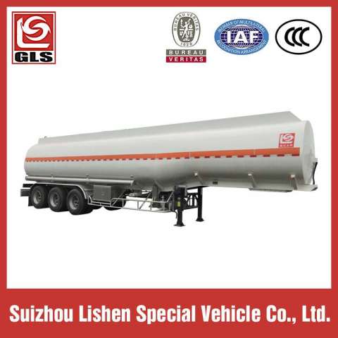 Low Price 6 Compartments 45000L Oil Tanker Semi Trailer