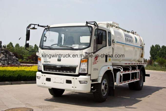 14m3 Sinotruk 4X2 Fecal Sewage Suction Truck